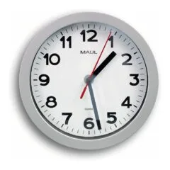 Wanduhr MAULstep Ø 20 cm silber