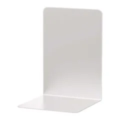 Buchstützen silber 12,0 x 12,0 x 17,5 cm - 2 Stück