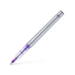 FABER-CASTELL Free Ink Tintenroller grau 0.7 mm Schreibfarbe: Violett