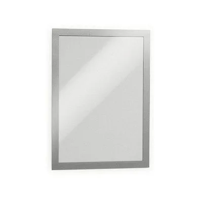 DURAFRAME - Dokumentenhalterung - Oberflächenmontage - für A4 - doppelseitig - Silber (Packu — image 1