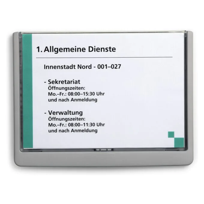 Türschild ClckSignA5 210x148,5 Kleben/Schr. graphit — image 2