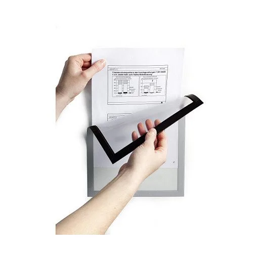 Inforahmen Duraframe Magnetic A4 5 Stück silber — image 3