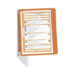 WandSichttafelsys. VarioWall 5 Sichttafeln orange