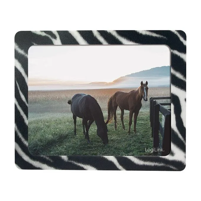Logilink Mauspad Fotorahmen "Zebra Design" extra dünn — image 2