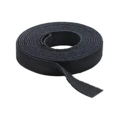 Klettband auf Rolle L 2 m x B 13 mm schwarz