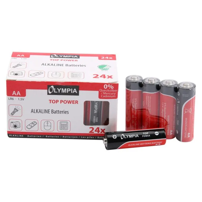 Olympia Alkaline Batterien AA 24 Stück — image 1