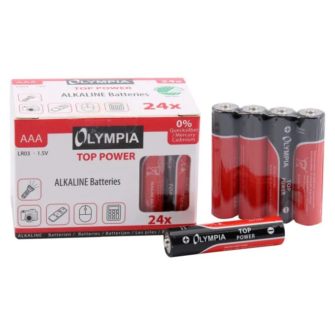 Olympia Alkaline Batterien AAA 24 Stück — image 1