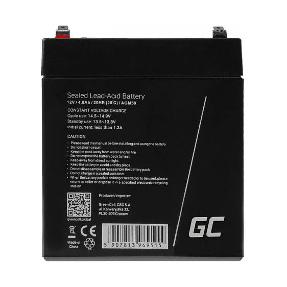 Green Cell AGM vehicle battery — image 6