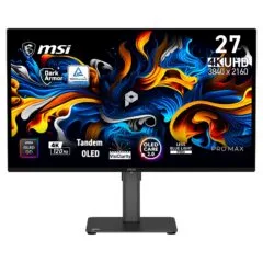67,3 cm (26.5") 3840 x 2160 Pixel MSI 9S6-3PF8CA-001 16:9 UltraWide Full HD OLED 0,03 ms 120 Hz HDR DisplayPort HDMI Pivot Height VESA Speaker