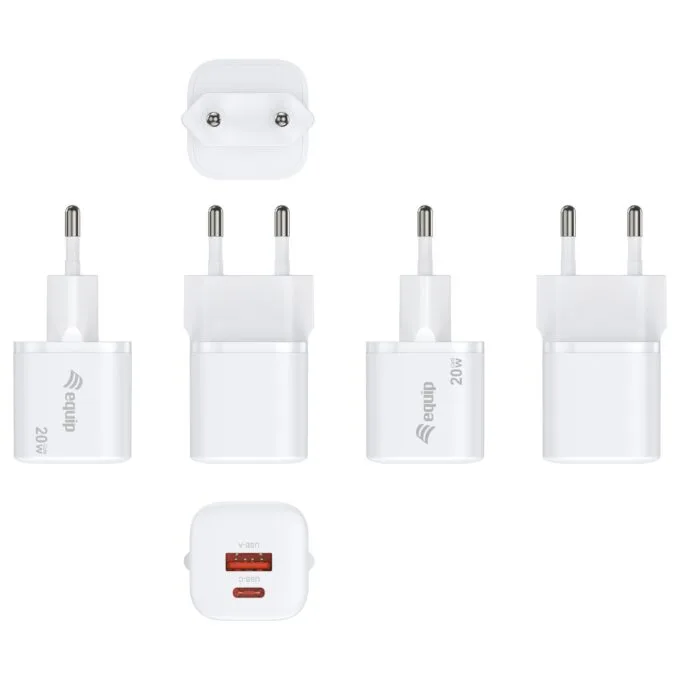 Equip Ladegerät 2Port USB-C PD3.0/USB-A GaN 20W ÜSS ws — image 9