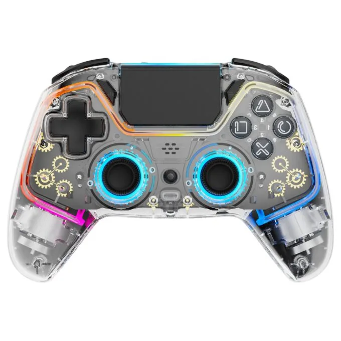 DELTACO Playstation 4 transparenter Wireless Controller — image 1