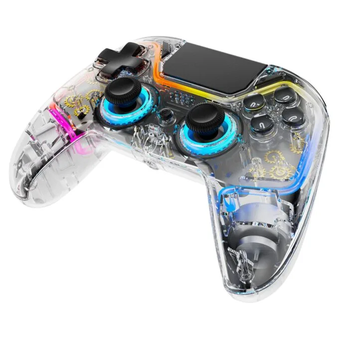 DELTACO Playstation 4 transparenter Wireless Controller — image 2