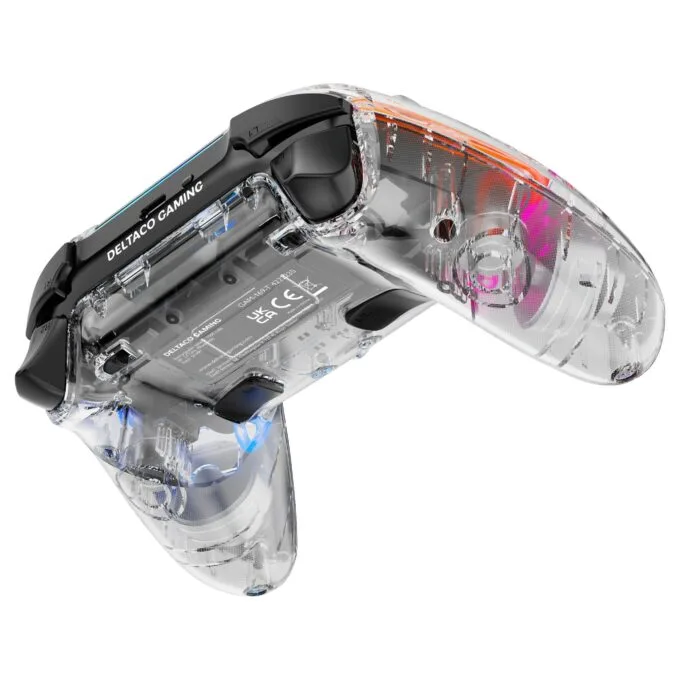 DELTACO Playstation 4 transparenter Wireless Controller — image 3