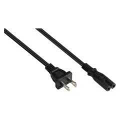 kabelmeister Netkabel USA Typ A an C7 UL schwarz 5 m