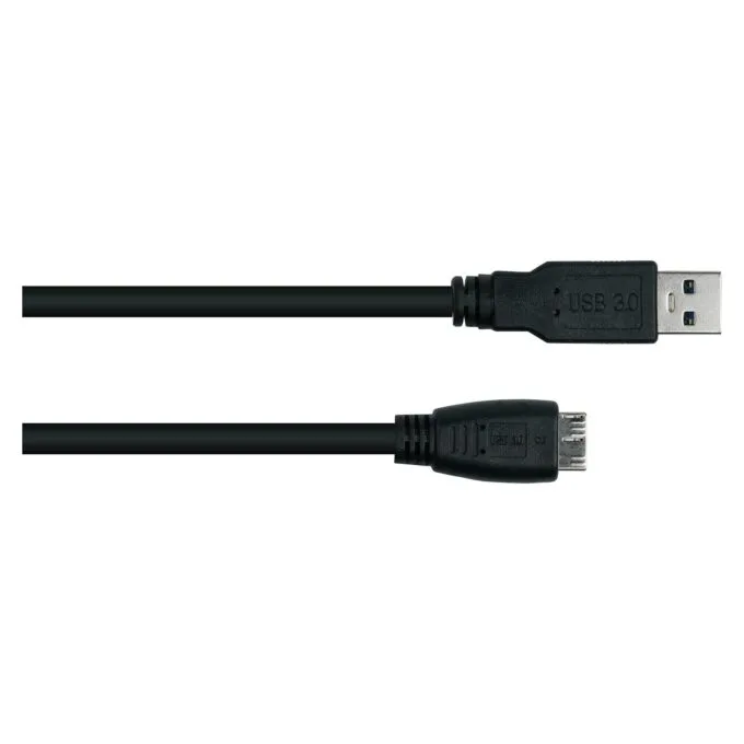 kabelmeister USB3.0 Kabel A-Micro B UL schwarz 1m — image 2