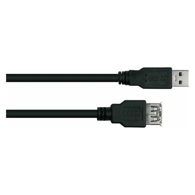 kabelmeister USB3.0 Verläng. A St.-A Bu. UL schwarz 1m — image 2