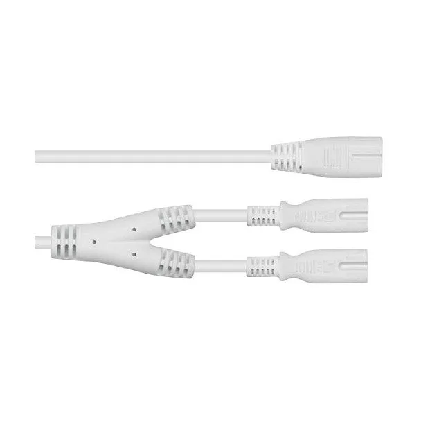 kabelmeister Splitter-Netzkabelstk.C8-2xBu.C7/EU,0,3m/30cm — image 3
