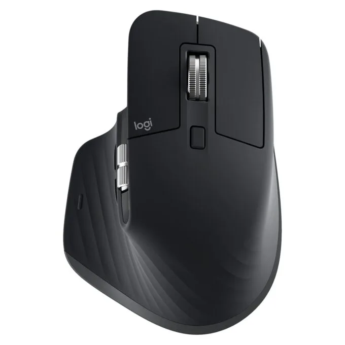 Logitech MX Master 3S Performance Wireless Mouse - Maus - Bluetooth, 2,4 GHz - Logitech Logi Bolt USB-Receiver - Schwarz — image 2