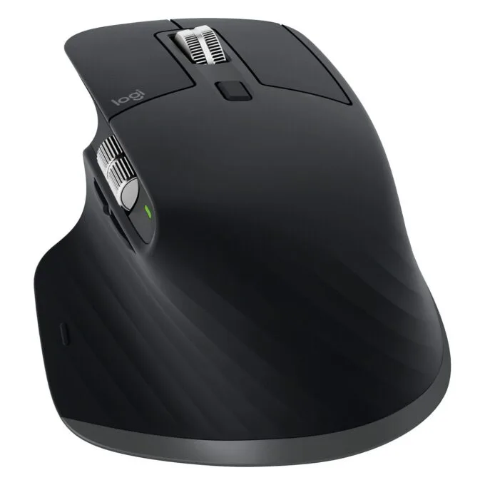 Logitech MX Master 3S Performance Wireless Mouse - Maus - Bluetooth, 2,4 GHz - Logitech Logi Bolt USB-Receiver - Schwarz — image 4