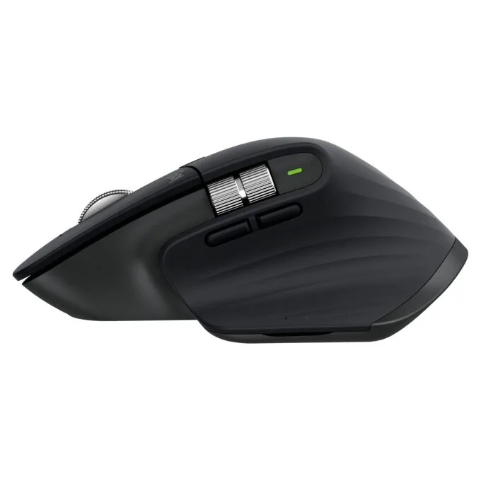 Logitech MX Master 3S Performance Wireless Mouse - Maus - Bluetooth, 2,4 GHz - Logitech Logi Bolt USB-Receiver - Schwarz — image 6