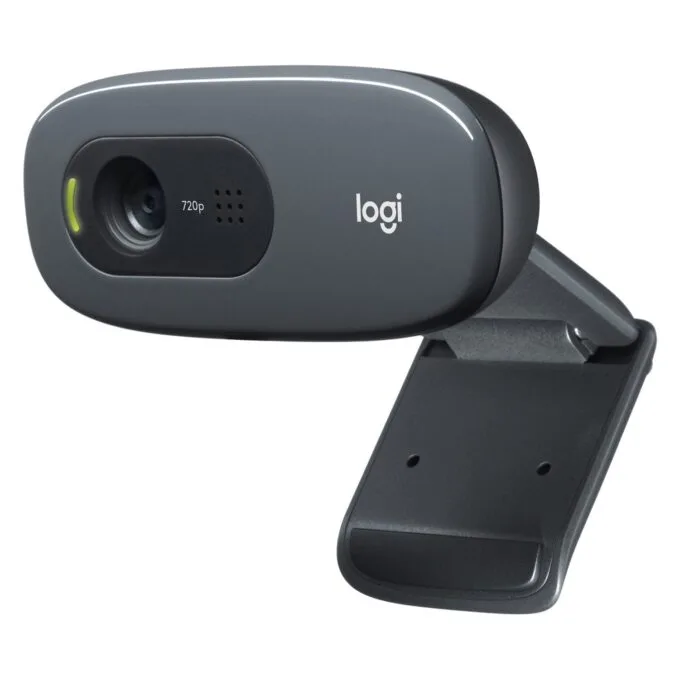 Logitech C270 HD WEBCAM, 3 MP, 1280 x 720p, USB 2.0, Black — image 1
