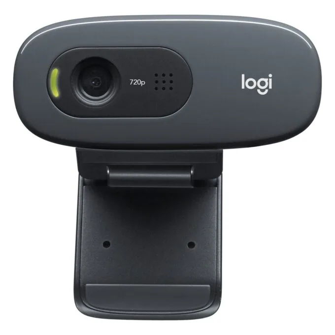 Logitech C270 HD WEBCAM, 3 MP, 1280 x 720p, USB 2.0, Black — image 2