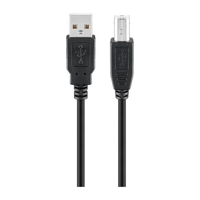 Goobay USB 2.0 Hi-Speed Kabel, Schwarz ,3m — image 1