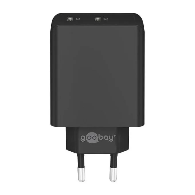 Goobay USB-C™ PD Dual-Schnellladegerät (36 W) schwarz — image 2
