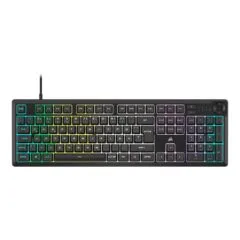 K55 Core RGB gaming keyboard black - membrane gaming keyboard with 10-zone RGB lighting