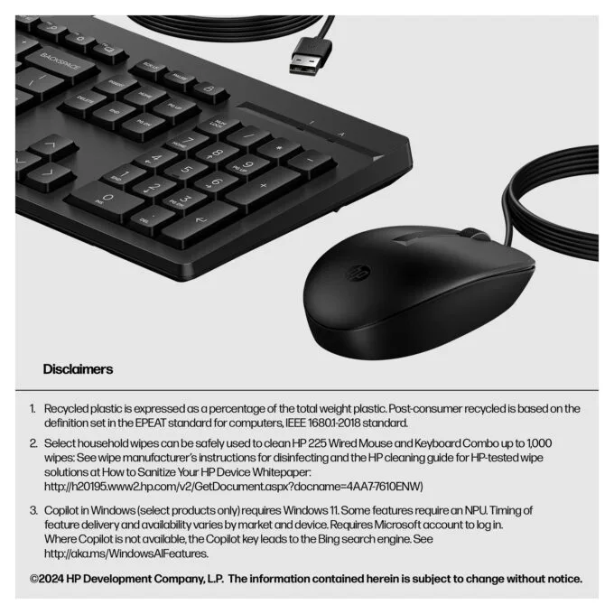 HP 225 WIRED MOUSE — image 4