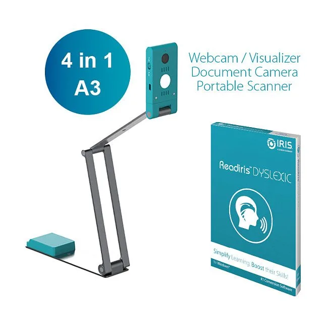 IRIScan Visualizer 7 Dyslexic, USB-Dokumentenkamera und mobiler Scanner — image 1