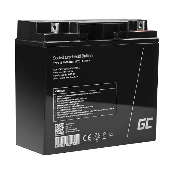 Green Cell AGM53 vehicle battery — image 1