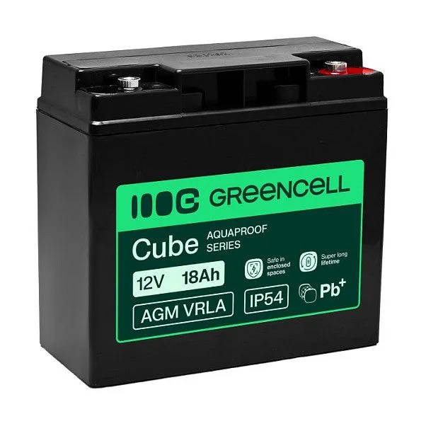 Green Cell AGM12V18AH-H UPS battery — image 1