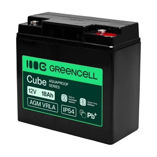 Green Cell AGM12V18AH-H UPS battery — image 3