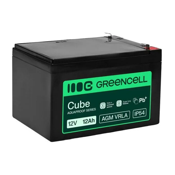 Green Cell AGM12V12AH-H UPS battery — image 1