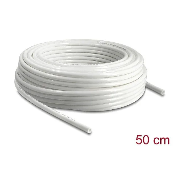 Pneumatikschlauch 12 x 8 mm 50 m Rolle weiß — image 1