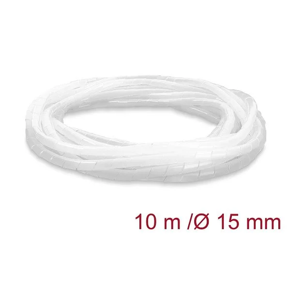 Delock Spiralschlauch 15 mm Durchmesser 10 m transparent — image 1