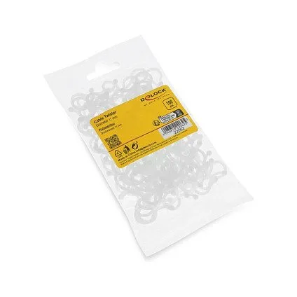 Delock Kabeldriller Ø 11 mm transparent, 100 Stück — image 4