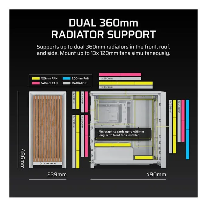 Corsair FRAME 4000D WOOD RS — image 8