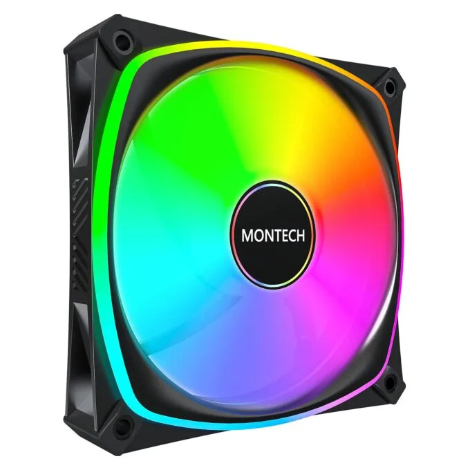 CASE FAN 120MM/AX120 PRO BLACK MONTECH — image 1