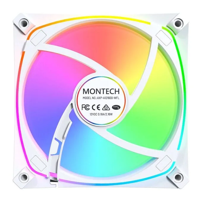 CASE FAN 120MM/AX120 PRO WHITE MONTECH — image 5