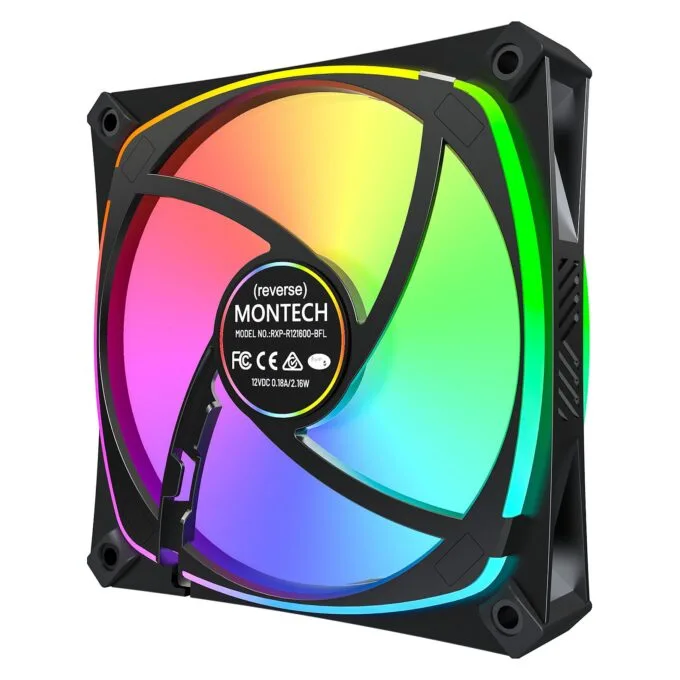 CASE FAN 120MM/RX120 PRO BLACK MONTECH — image 6