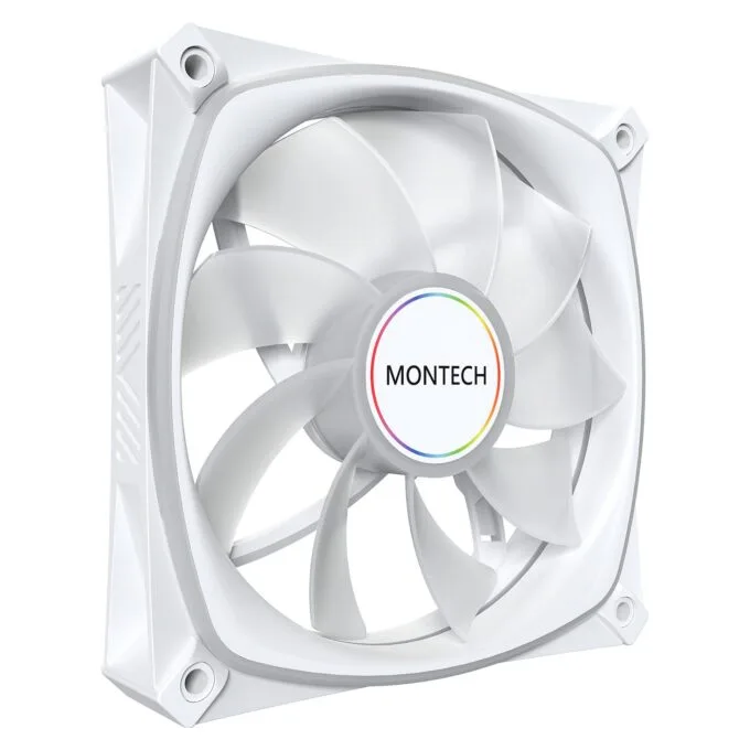 CASE FAN 120MM/RX120 PRO WHITE MONTECH — image 2