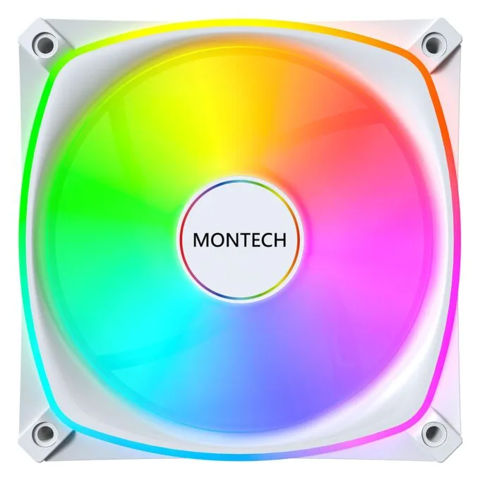 CASE FAN 120MM/RX120 PRO WHITE MONTECH — image 3