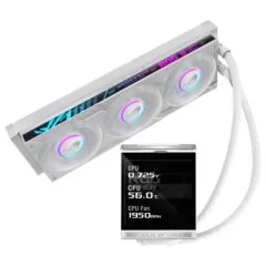 ASUS ROG Strix LC IV 360 ARGB LCD White Edition