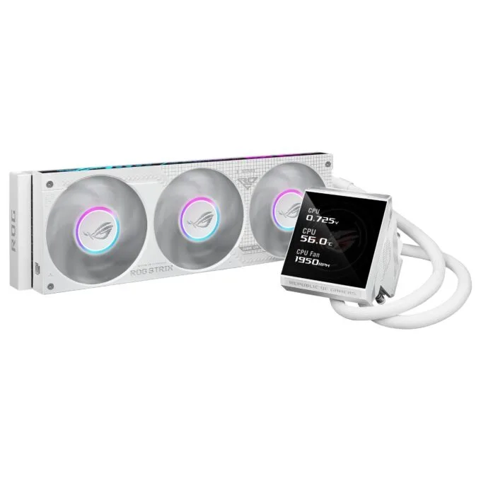 ASUS ROG Strix LC IV 360 ARGB LCD White Edition — image 2