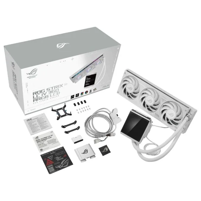 ASUS ROG Strix LC IV 360 ARGB LCD White Edition — image 17