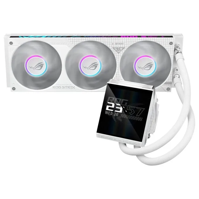 ASUS ROG Strix LC IV 360 ARGB LCD White Edition — image 3