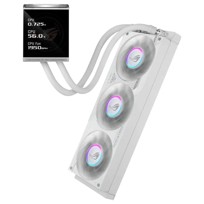 ASUS ROG Strix LC IV 360 ARGB LCD White Edition — image 5