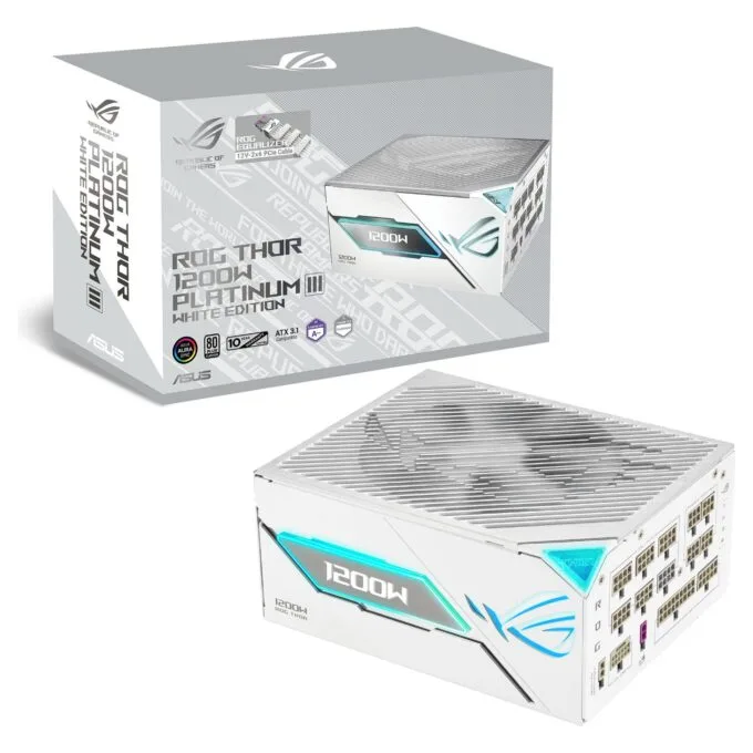ASUS ROG -THOR-1200P3-WHITE-GAMING-E power supply unit — image 11